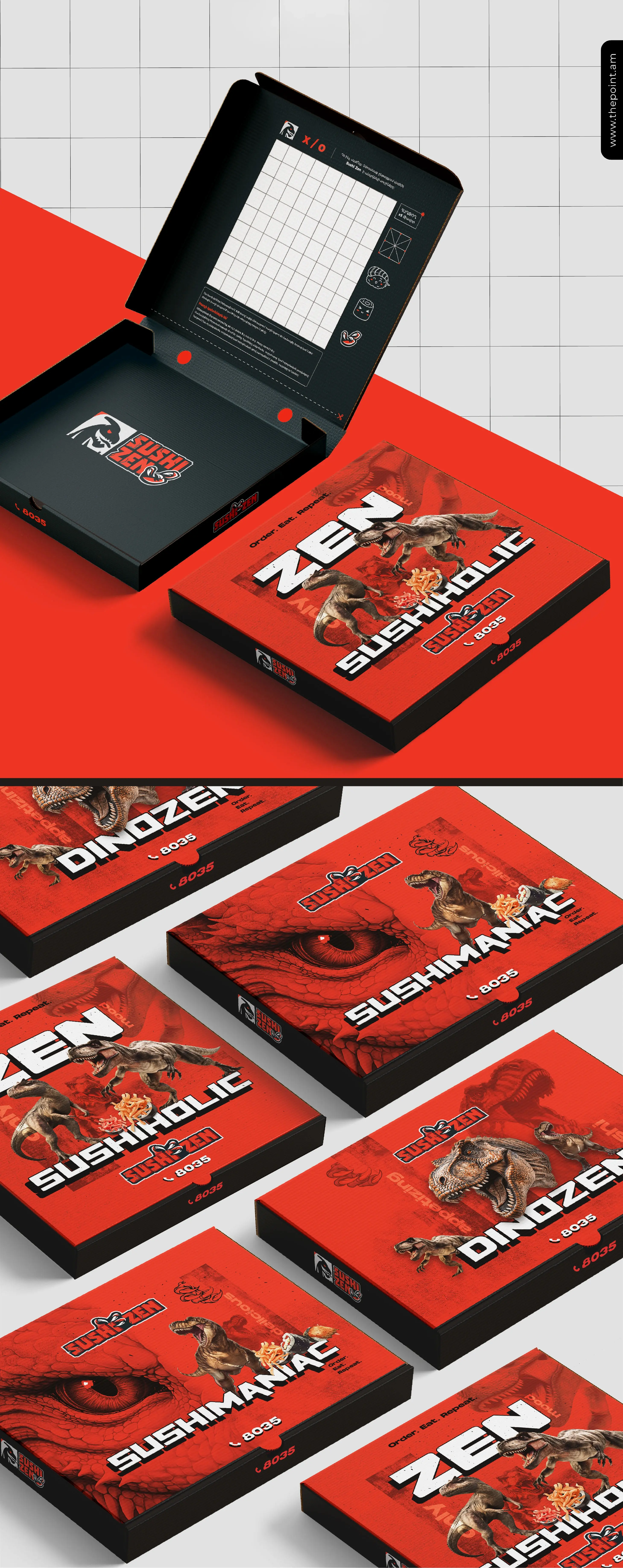 Sushi Zen Packaging ⦿ The Point Marketing Agency